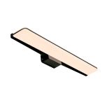 Nordlux Tinia 60 Applique Murale Métal Noir - 24W 1800lm - 930-940 CCT | IP44 - Meilleur Rendu Des Couleurs - 3 Niveaux De Gradation Dimmable